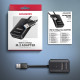 Axagon ADM2-AM USB-A 10Gbps - M.2 NVMe & SATA SSD adaptér, kabelis USB-A 10cm SSD enclosure Black Axagon ADM2-AM USB-A 10Gbps - M.2 NVMe & SATA SSD adaptér, kabelis USB-A 10cm SSD enclosure Black