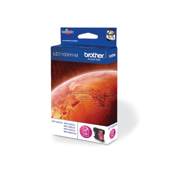 Brother LC1100HYM ink cartridge 1 pc(s) Original High (XL) Yield Magenta Brother LC1100HYM ink cartridge 1 pc(s) Original High (XL) Yield Magenta