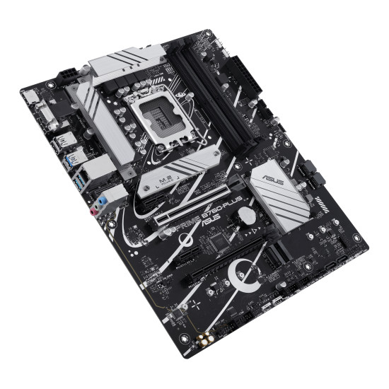 Mainboard|ASUS|Intel B760 Express|LGA1700|ATX|Memory DDR5|Memory slots 4|2xPCI-Express 3.0 1x|1xPCI-Express 4.0 16x|1xPCI-Express 5.0 16x|3xM.2|1x15pin D-sub|1xHDMI|1xDisplayPort|2xUSB 2.0|3xUSB 3.2|1xUSB-C|1xRJ45|3xAudio port|PRIMEB760-PLUS Mainboard|ASUS|Intel B760 Express|LGA1700|ATX|Memory DDR5|Memory slots 4|2xPCI-Express 3.0 1x|1xPCI-Express 4.0 16x|1xPCI-Express 5.0 16x|3xM.2|1x15pin D-sub|1xHDMI|1xDisplayPort|2xUSB 2.0|3xUSB 3.2|1xUSB-C|1xRJ45|3xAudio port|PRIMEB760-PLUS