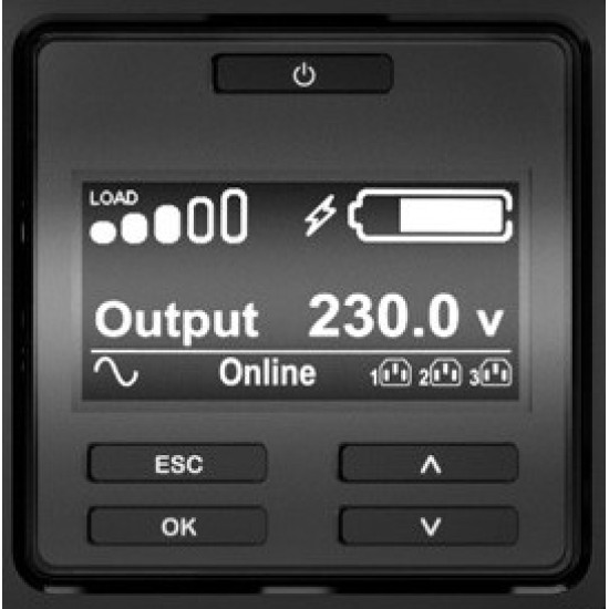 APC Smart-UPS On-Line, 2200VA, Tower, 230V, 8x C13+2x C19 IEC outlets, SmartSlot, Extended runtime, W/O rail kit APC Smart-UPS On-Line, 2200VA, Tower, 230V, 8x C13+2x C19 IEC outlets, SmartSlot, Extended runtime, W/O rail kit