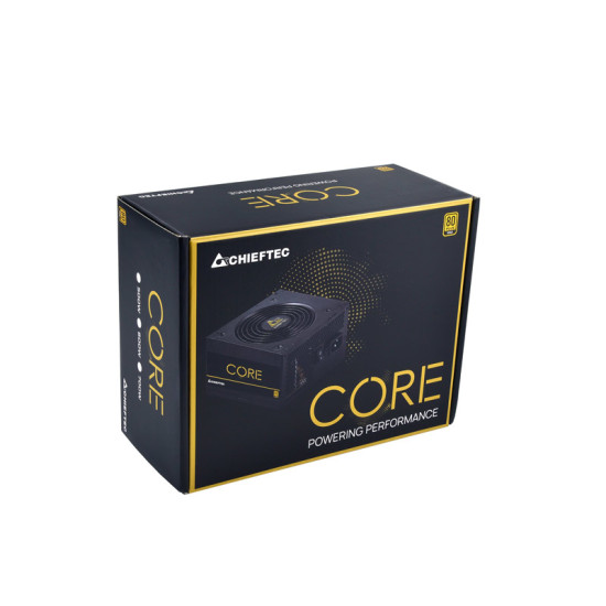 Power Supply|CHIEFTEC|500 Watts|Efficiency 80 PLUS GOLD|PFC Active|BBS-500S Power Supply|CHIEFTEC|500 Watts|Efficiency 80 PLUS GOLD|PFC Active|BBS-500S