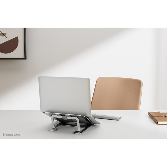 Neomounts NSLS085SILVER Laptop stand 10-17" - foldable - compact - universal