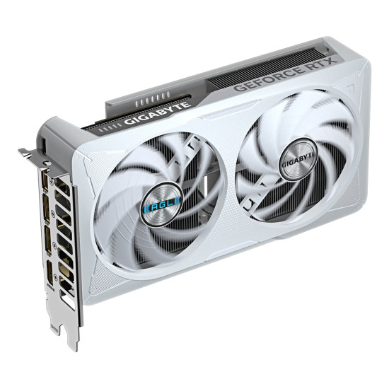GeForce RTX 5060 EAGLE OC ICE 8G Graphics Card - 8GB GDDR7, 128bit, PCI-E 5.0, 2550 MHz Core Clock, 3 x DisplayPort, 1 x HDMI, GV-N5060EAGLEOC ICE-8GD GeForce RTX 5060 EAGLE OC ICE 8G Graphics Card - 8GB GDDR7, 128bit, PCI-E 5.0, 2550 MHz Core Clock, 3 x DisplayPort, 1 x HDMI, GV-N5060EAGLEOC ICE-8GD