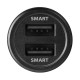 PWC-5V5 SMART Car charger 24W, 2x USB-A port, 5V/2.4A + 5V/2.4A