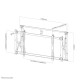 Neomounts LED-VW1750BLACK Videowall wall mount 32-55" - pull-out - max 35 kg