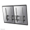 NEWSTAR FLAT SCREEN WALL MOUNT FOR MENU BOARD - 2 SCREENS - PORTRAIT 40-50" BLACK