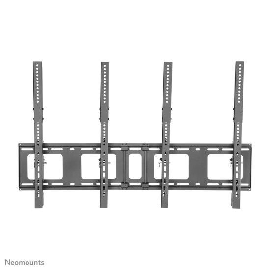 NEWSTAR FLAT SCREEN WALL MOUNT FOR MENU BOARD - 2 SCREENS - PORTRAIT 40-50" BLACK