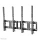 NEWSTAR FLAT SCREEN WALL MOUNT FOR MENU BOARD - 2 SCREENS - PORTRAIT 40-50" BLACK