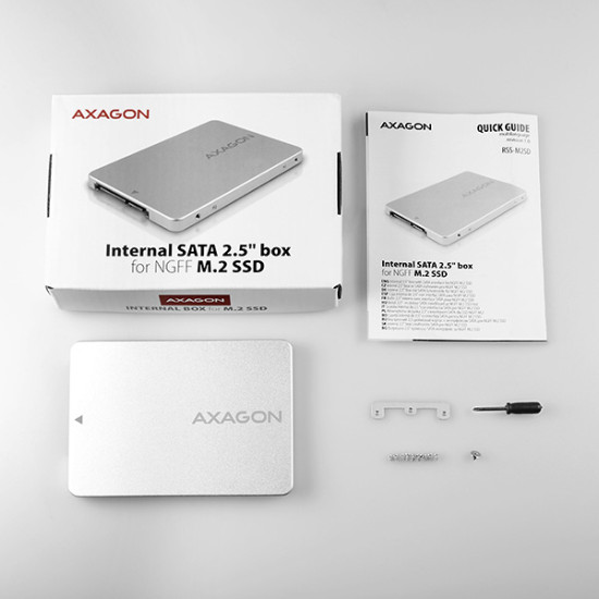 Axagon RSS-M2SD interface cards/adapter Internal SATA Axagon RSS-M2SD interface cards/adapter Internal SATA
