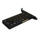 Axagon PCEM2-DC interface cards/adapter Internal M.2, SATA Axagon PCEM2-DC interface cards/adapter Internal M.2, SATA