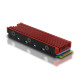 Axagon CLR-M2 computer cooling system M.2 NVMe SSD, Solid-state drive Heatsink/Radiator Black, Red 1 pc(s) Axagon CLR-M2 computer cooling system M.2 NVMe SSD, Solid-state drive Heatsink/Radiator Black, Red 1 pc(s)