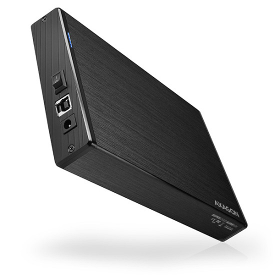 Axagon EE35-XA3 storage drive enclosure HDD enclosure Black 3.5"