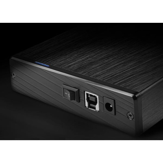 Axagon EE35-XA3 storage drive enclosure HDD enclosure Black 3.5"