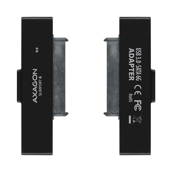 Axagon ADSA-1S6 storage drive enclosure HDD/SSD enclosure Black 2.5" Axagon ADSA-1S6 storage drive enclosure HDD/SSD enclosure Black 2.5"