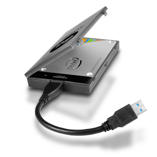 Axagon ADSA-1S6 storage drive enclosure HDD/SSD enclosure Black 2.5" Axagon ADSA-1S6 storage drive enclosure HDD/SSD enclosure Black 2.5"