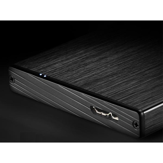 Axagon EE25-XA6 storage drive enclosure HDD/SSD enclosure Black 2.5" Axagon EE25-XA6 storage drive enclosure HDD/SSD enclosure Black 2.5"