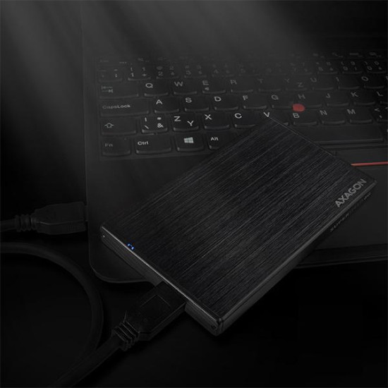 Axagon EE25-XA6 storage drive enclosure HDD/SSD enclosure Black 2.5" Axagon EE25-XA6 storage drive enclosure HDD/SSD enclosure Black 2.5"
