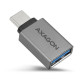 Axagon RUCM-AFA cable gender changer USB type C USB type A Metallic Axagon RUCM-AFA cable gender changer USB type C USB type A Metallic