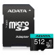 MEMORY MICRO SDXC 512GB W/AD./AUSDX512GUI3V30SA2-RA1 ADATA MEMORY MICRO SDXC 512GB W/AD./AUSDX512GUI3V30SA2-RA1 ADATA