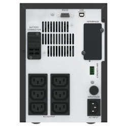 Easy UPS 1 Ph Line Interactive, 1000VA, Tower, 230V, 6 IEC C13 outlets, AVR, Dry Contact, LCD, W/O Network Card support