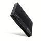 Axagon EE25-GTR USB-C 3.2 Gen 2 - SATA 6G 2.5\" externes Festplattengehäuse geriffelt HDD/SSD enclosure Black 2.5" Axagon EE25-GTR USB-C 3.2 Gen 2 - SATA 6G 2.5\" externes Festplattengehäuse geriffelt HDD/SSD enclosure Black 2.5"