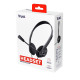 Trust 24659 headphones/headset Wired Head-band Calls/Music Black Trust 24659 headphones/headset Wired Head-band Calls/Music Black
