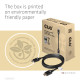 CLUB3D Ultra High Speed HDMI 4K120Hz, 8K60Hz Cable 48Gbps M/M 3 m/ 9.84ft CLUB3D Ultra High Speed HDMI 4K120Hz, 8K60Hz Cable 48Gbps M/M 3 m/ 9.84ft