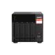 QNAP TS-473A NAS Tower Ryzen Embedded V1500B 8 GB DDR4 0 TB QNAP Turbo System Black QNAP TS-473A NAS Tower Ryzen Embedded V1500B 8 GB DDR4 0 TB QNAP Turbo System Black