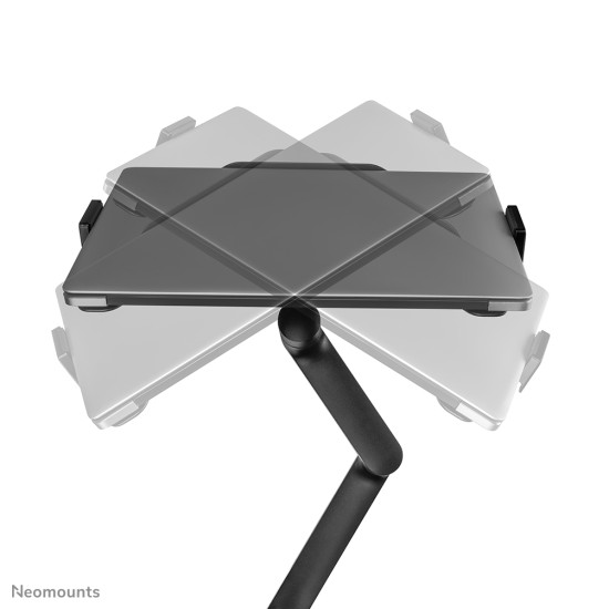 Neomounts DS20-425BL2 Monitor arm with laptop holder 17-27" - space saving Neomounts DS20-425BL2 Monitor arm with laptop holder 17-27" - space saving
