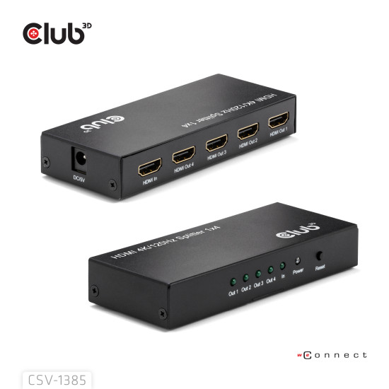 1 to 4 HDMI™ Splitter 4K120Hz 1 to 4 HDMI™ Splitter 4K120Hz