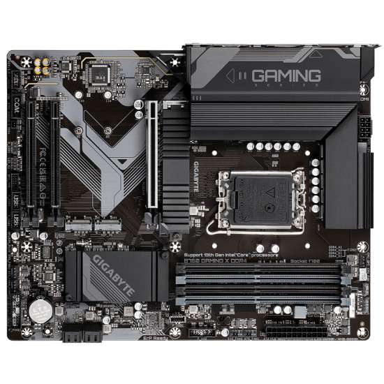 Mainboard|GIGABYTE|Intel B760 Express|LGA1700|ATX|Memory DDR4|Memory slots 4|2xPCI-Express 3.0 16x|1xPCI-Express 4.0 16x|3xM.2|1xHDMI|1xDisplayPort|5xUSB 2.0|3xUSB 3.0|1xRJ45|6xAudio port|B760GAMINGXDDR4 Mainboard|GIGABYTE|Intel B760 Express|LGA1700|ATX|Memory DDR4|Memory slots 4|2xPCI-Express 3.0 16x|1xPCI-Express 4.0 16x|3xM.2|1xHDMI|1xDisplayPort|5xUSB 2.0|3xUSB 3.0|1xRJ45|6xAudio port|B760GAMINGXDDR4