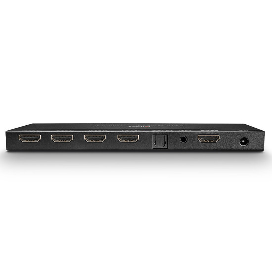 4 Port HDMI 18G Splitter with Audio and Downscaling