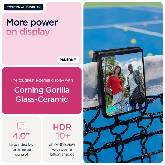 Motorola razr 60 ultra 17.7 cm (6.96") Dual SIM Android 15 5G USB Type-C 16 GB 512 GB 4700 mAh Pink Motorola razr 60 ultra 17.7 cm (6.96") Dual SIM Android 15 5G USB Type-C 16 GB 512 GB 4700 mAh Pink