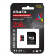 MEMORY MICRO SDXC 256GB W/AD./AUSDX256GUI3V30SHA2-RA1 ADATA MEMORY MICRO SDXC 256GB W/AD./AUSDX256GUI3V30SHA2-RA1 ADATA