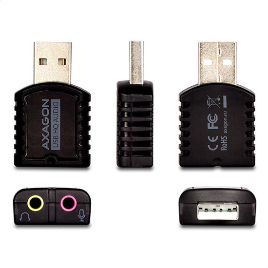 Axagon ADA-17 audio card 2.0 channels USB Axagon ADA-17 audio card 2.0 channels USB