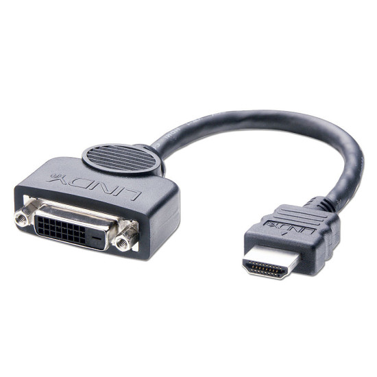 DVI-D Female to HDMI Male Adapter Cable, 0.2m DVI-D Female to HDMI Male Adapter Cable, 0.2m