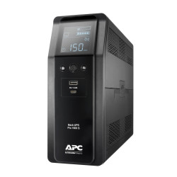 Back-UPS Pro, 1600VA/960W, Tower, 230V, 8x IEC C13 outlets, Sine Wave, AVR, USB Type A + C ports, LCD, User Replaceable Battery