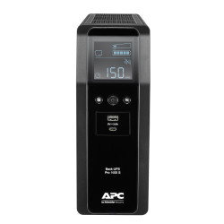 Back-UPS Pro, 1600VA/960W, Tower, 230V, 8x IEC C13 outlets, Sine Wave, AVR, USB Type A + C ports, LCD, User Replaceable Battery