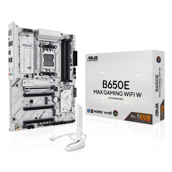 ASUS B650E MAX GAMING WIFI W AMD B650 Socket AM5 ATX ASUS B650E MAX GAMING WIFI W AMD B650 Socket AM5 ATX