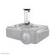 Neomounts BEAMER-C80 Beamer ceiling mount - h 13-20 cm - full motion Neomounts BEAMER-C80 Beamer ceiling mount - h 13-20 cm - full motion