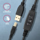 CABLE USB2.0 A-M/B-M ACTIVE/10M ADR-210B AXAGON CABLE USB2.0 A-M/B-M ACTIVE/10M ADR-210B AXAGON