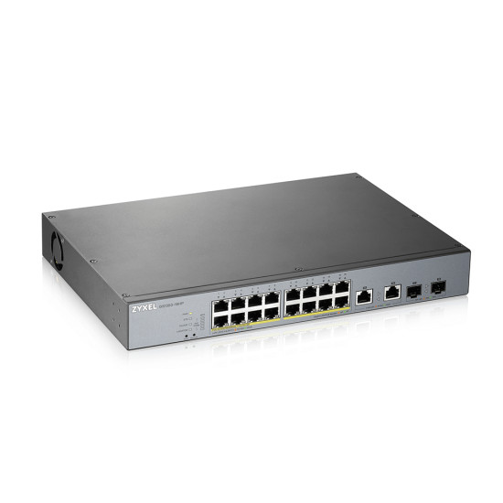 Zyxel GS1350-18HP-EU0101F network switch Managed L2 Gigabit Ethernet (10/100/1000) Power over Ethernet (PoE) Grey Zyxel GS1350-18HP-EU0101F network switch Managed L2 Gigabit Ethernet (10/100/1000) Power over Ethernet (PoE) Grey