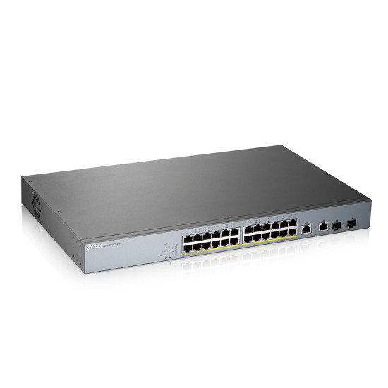 Zyxel GS1350-26HP-EU0101F network switch Managed L2 Gigabit Ethernet (10/100/1000) Power over Ethernet (PoE) Grey Zyxel GS1350-26HP-EU0101F network switch Managed L2 Gigabit Ethernet (10/100/1000) Power over Ethernet (PoE) Grey