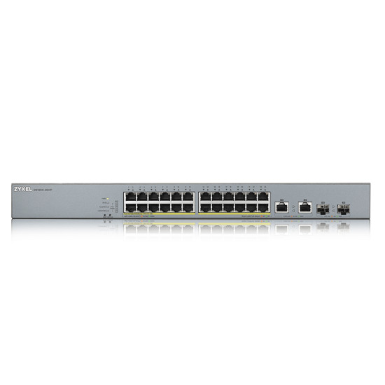 Zyxel GS1350-26HP-EU0101F network switch Managed L2 Gigabit Ethernet (10/100/1000) Power over Ethernet (PoE) Grey Zyxel GS1350-26HP-EU0101F network switch Managed L2 Gigabit Ethernet (10/100/1000) Power over Ethernet (PoE) Grey