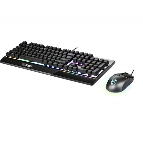 VIGOR GK30 COMBO RGB MEMchanical Gaming Keyboard + Clutch GM11 Gaming Mouse ' UK Layout, 6-Zone RGB Lighting Keyboard, Dual-Zone RGB Lighting Mouse, 5000 DPI Optical Sensor, RGB Mystic Light'