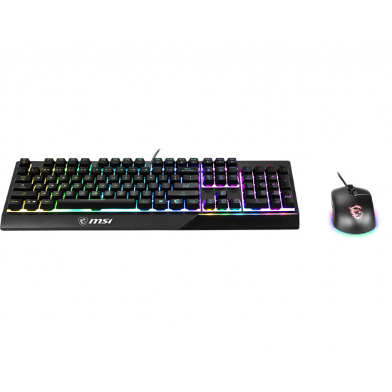VIGOR GK30 COMBO RGB MEMchanical Gaming Keyboard + Clutch GM11 Gaming Mouse ' UK Layout, 6-Zone RGB Lighting Keyboard, Dual-Zone RGB Lighting Mouse, 5000 DPI Optical Sensor, RGB Mystic Light'