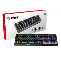 MSI Vigor GK30 keyboard Gaming USB QWERTY US International Black