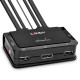 2 Port DisplayPort 1.2, USB 2.0 and Audio Cable KVM Switch 2 Port DisplayPort 1.2, USB 2.0 and Audio Cable KVM Switch
