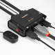 2 Port DisplayPort 1.2, USB 2.0 and Audio Cable KVM Switch 2 Port DisplayPort 1.2, USB 2.0 and Audio Cable KVM Switch