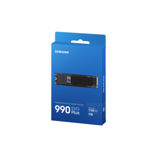 SSD|SAMSUNG|990 EVO Plus|1TB|M.2|PCIe Gen5|NVMe|TLC|Write speed 6300 MBytes/sec|Read speed 7150 MBytes/sec|2.38mm|TBW 1200 TB|MZ-V9S1T0BW SSD|SAMSUNG|990 EVO Plus|1TB|M.2|PCIe Gen5|NVMe|TLC|Write speed 6300 MBytes/sec|Read speed 7150 MBytes/sec|2.38mm|TBW 1200 TB|MZ-V9S1T0BW